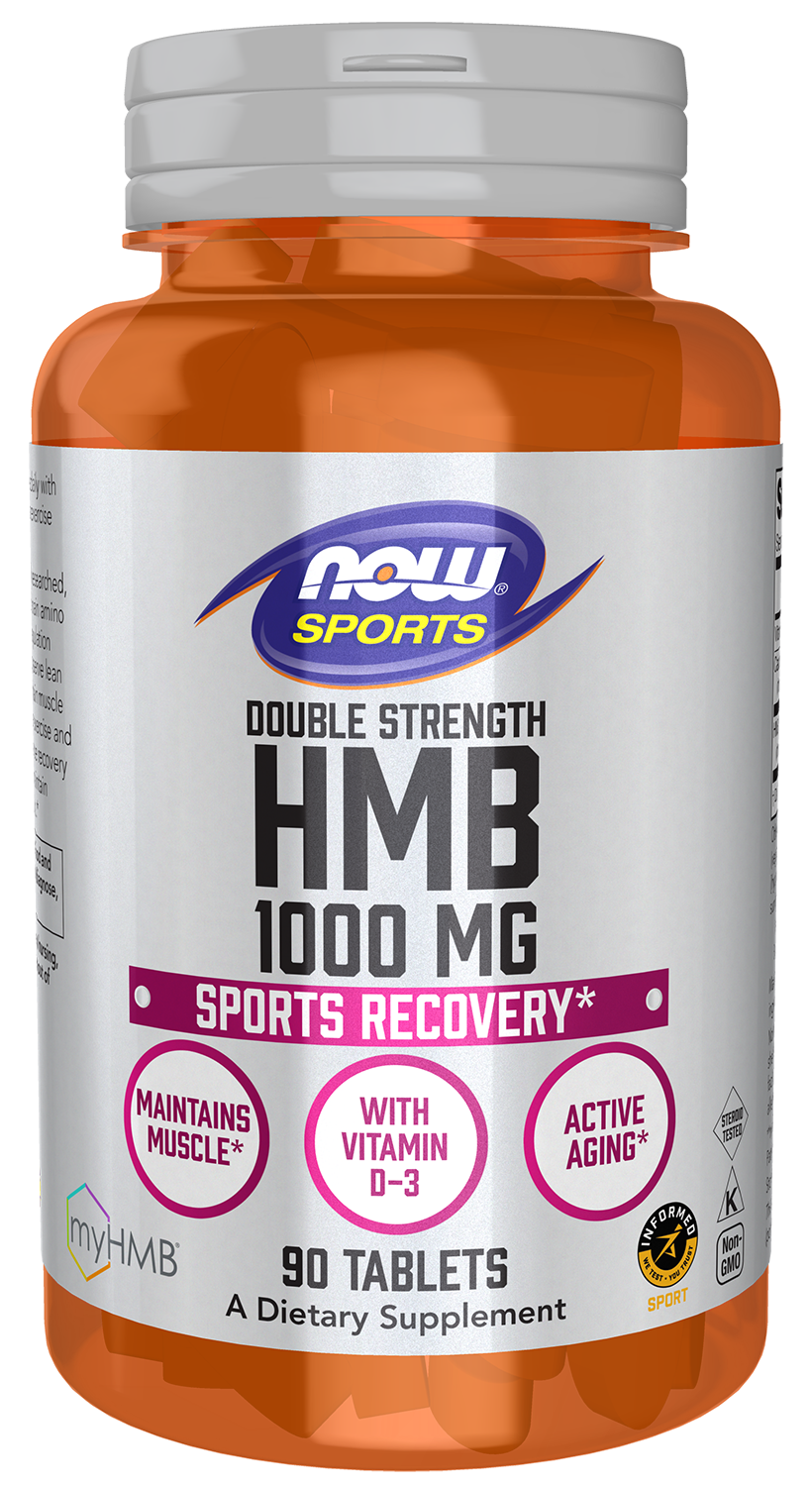 HMB, Double Strength 1000 mg - 90 Tablets Bottle Front