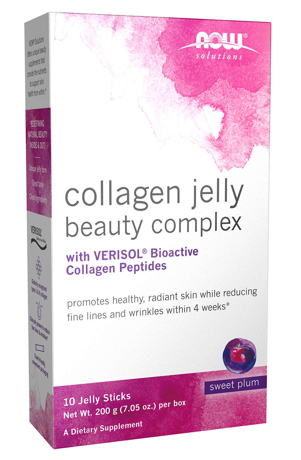 Collagen Jelly Beauty Complex Sweet Plum - 10 Sticks Box Front