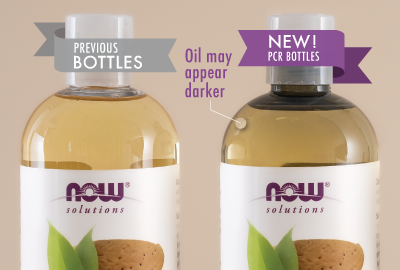 Previous Bottles. New PCR Bottles. Oil may appear darker in new bottle
