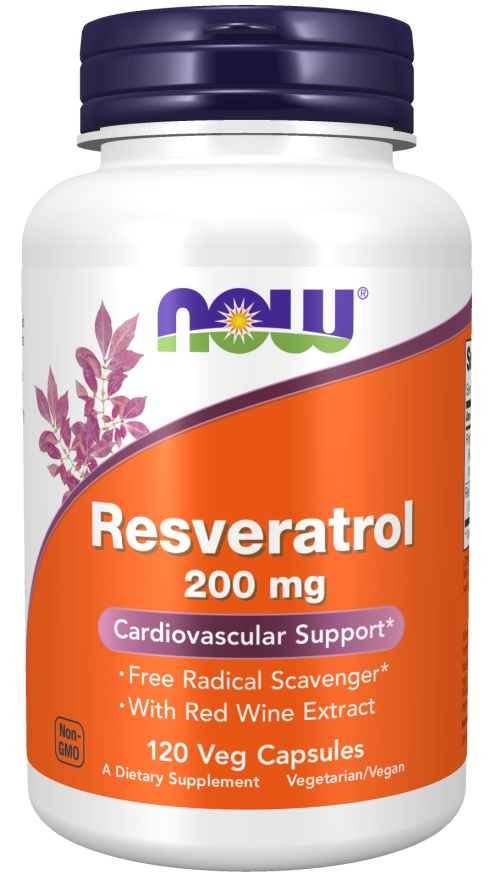 Resveratrol Capsules | 200 mg Veg Resveratrol Capsules | NOW