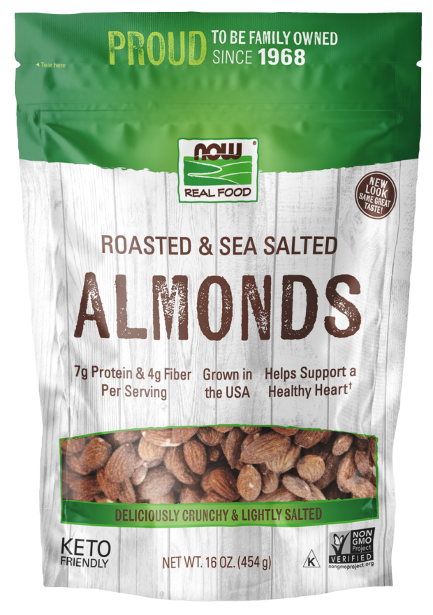 Almonds, Roasted & Sea Salted - 1 lb.