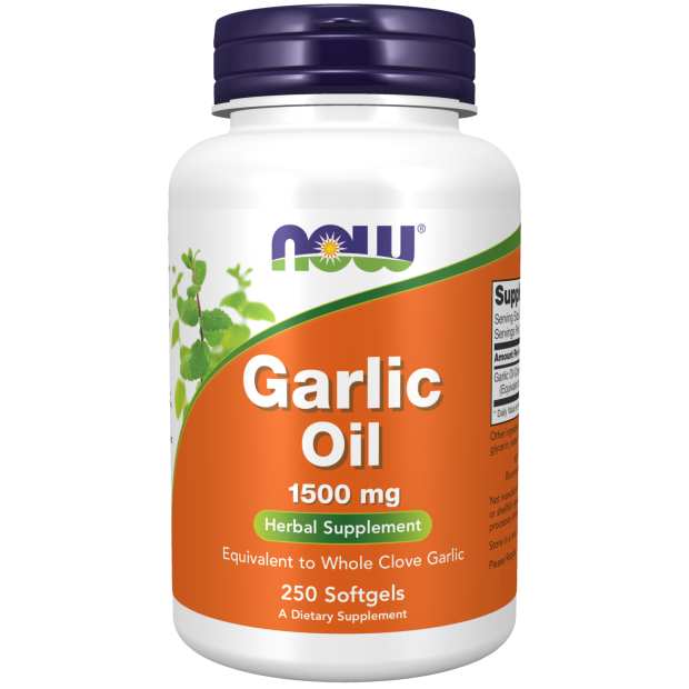 Garlic Oil 1500 mg - 250 Softgels Bottle