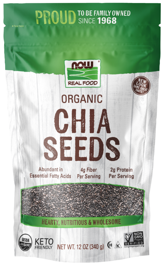 Whole Black Chia Seeds - Omega-3 & Calcium Superfood Jar