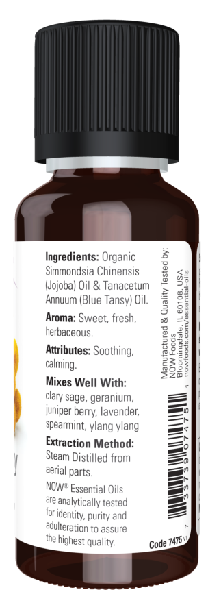 Blue Tansy Oil Blend - 1 fl. oz. Bottle Right