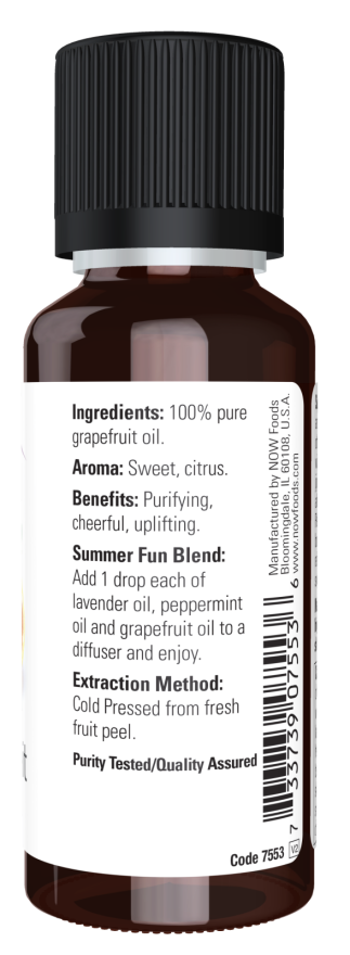 Grapefruit Oil - 1 fl. oz. Bottle Right