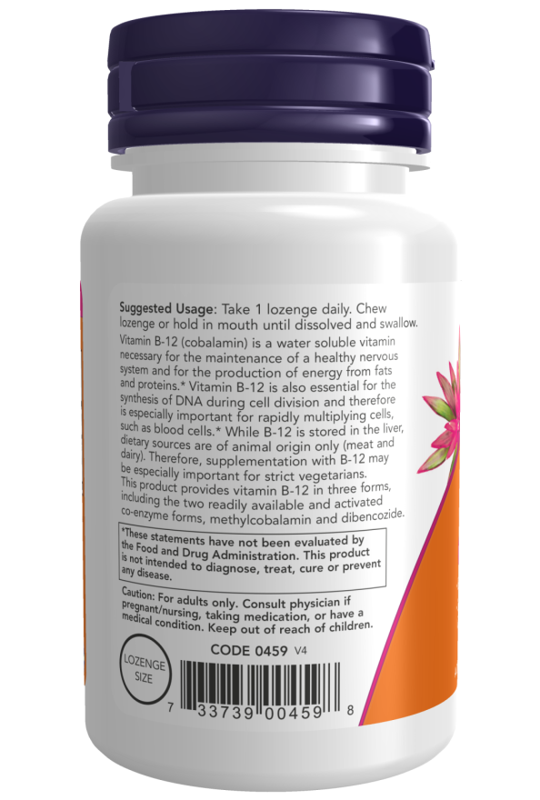 Vitamin B-12 2,000 Mcg Lozenges | NOW Foods