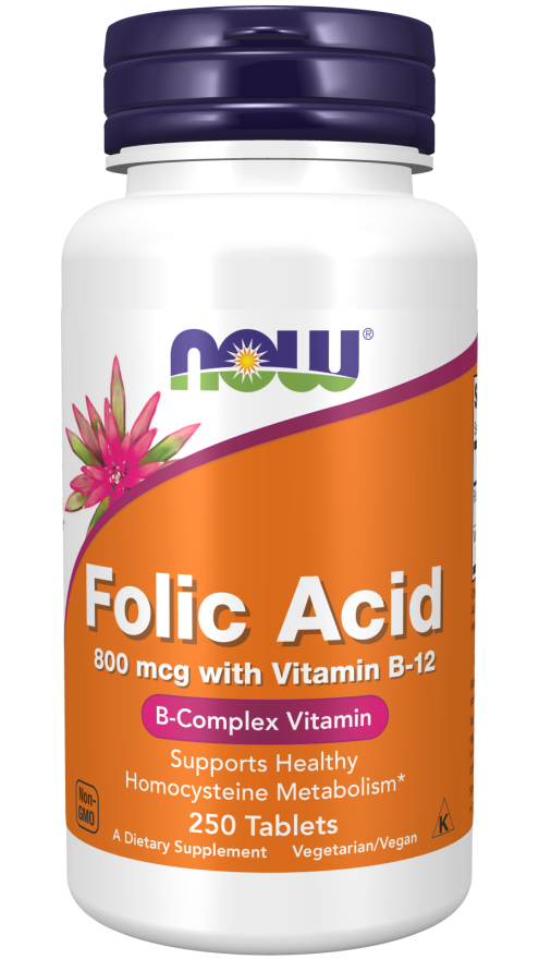 Folic Acid 800 Mg | Folic Acid Tablets | NOW Folic Acid