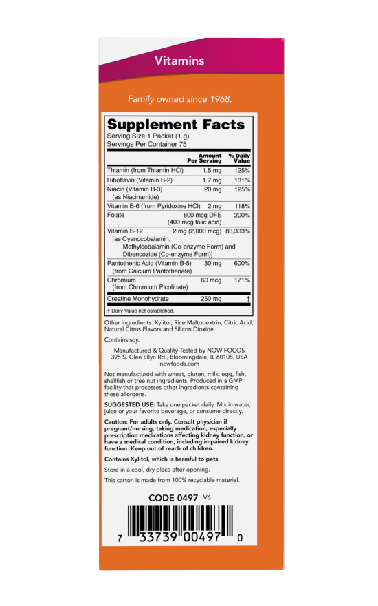 Vitamin B-12 | Instant Energy B-12 Packets | NOW Supplements