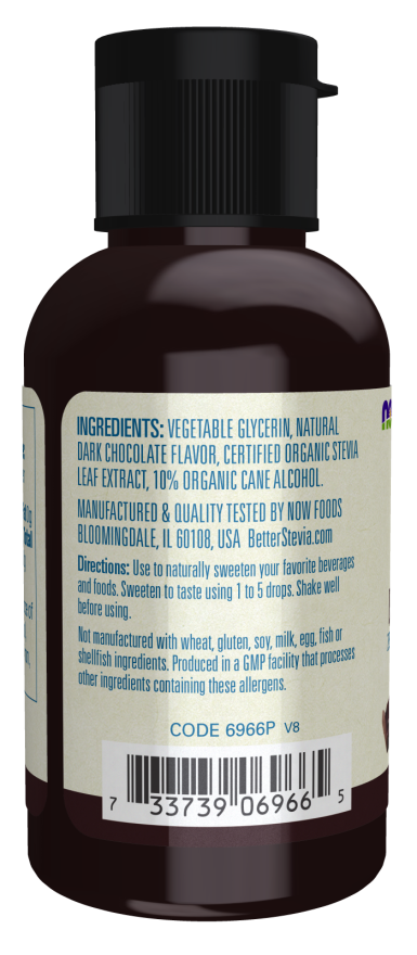 BetterStevia® Dark Chocolate - 2 fl. oz. Bottle Left