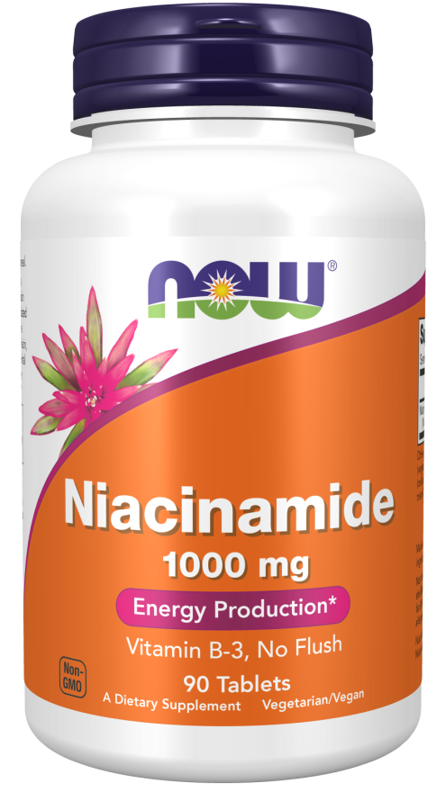 Niacinamide 1000 mg Tablets | NOW Foods