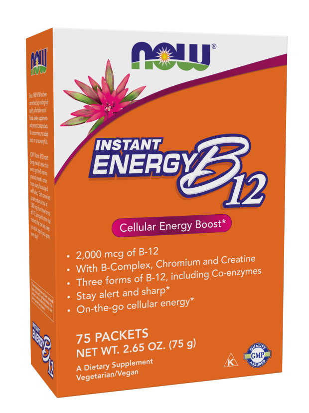 B-12 Energy | Instant Energy Boost | NOW Supplements