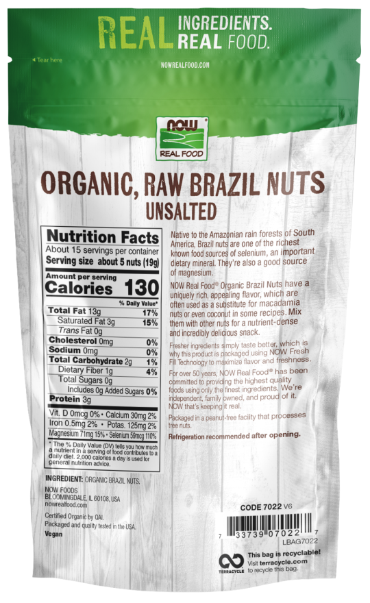 Organic Brazil Nuts  Non-GMO & Gluten-Free Organic Brazil Nuts