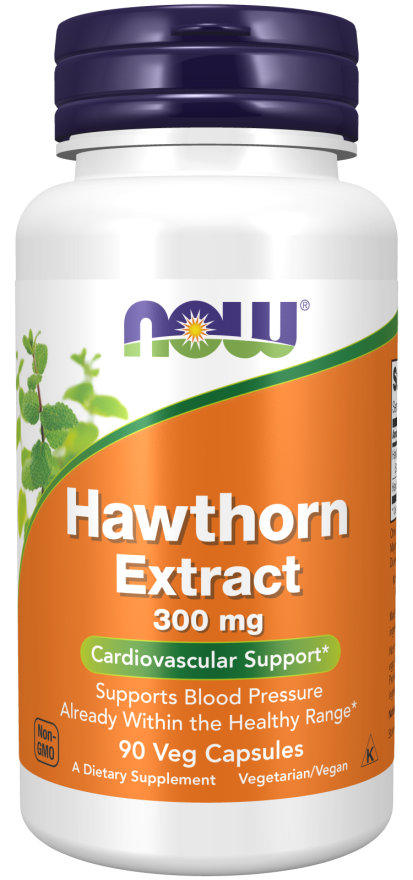 Hawthorn Extract 300 mg - 90 Veg Capsules Bottle Front