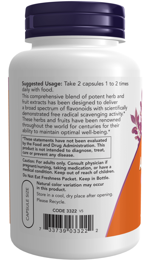 Super Antioxidants - 120 Veg Capsules Bottle Left
