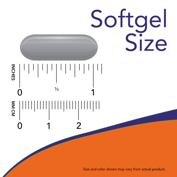 Macular Vision - 50 Softgels Size Chart 1.125 inch