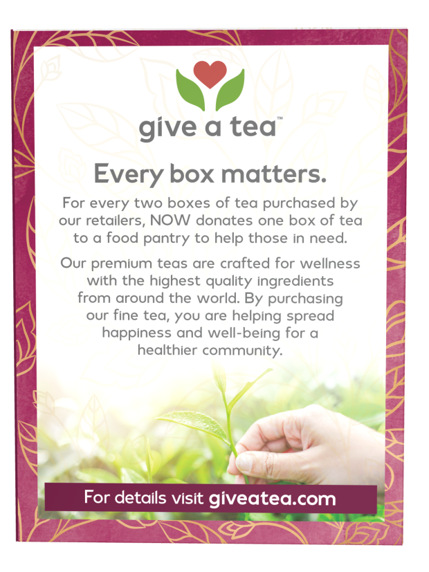 Organically Hip Hibiscus™ Tea - 24 Tea Bags Box Back