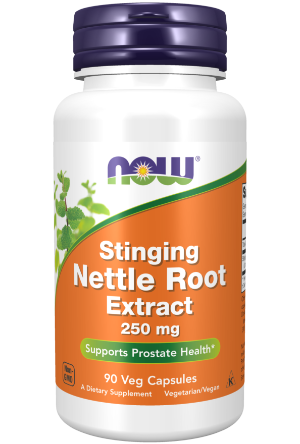 Stinging Nettle Root Extract 250 mg - 90 Veg Capsules Bottle Front