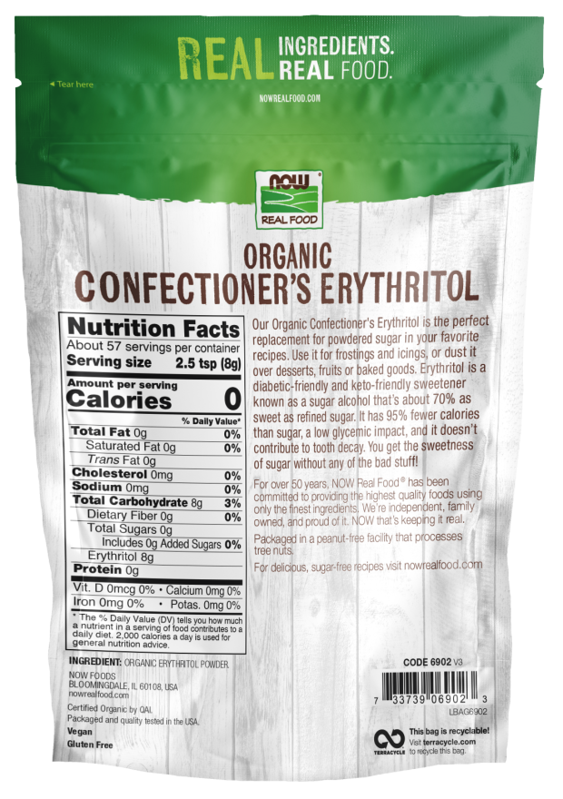 Confectioner's Erythritol, Organic Powder