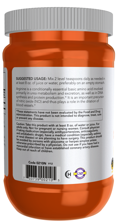 L-Arginine Powder - 1 lb. Bottle Left