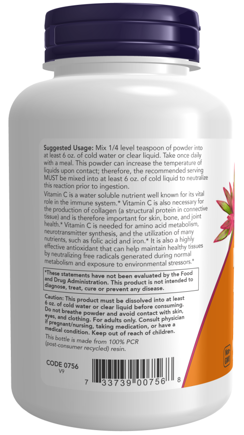 Magnesium Ascorbate Powder - 8 oz. Bottle Left