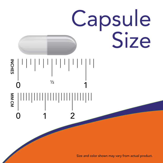 Yucca 500 mg - 100 Capsules Size Chart .875 inch