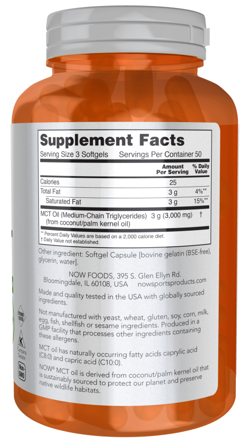 NOW Foods MCT Oil (Medium Chain Triglycerides)