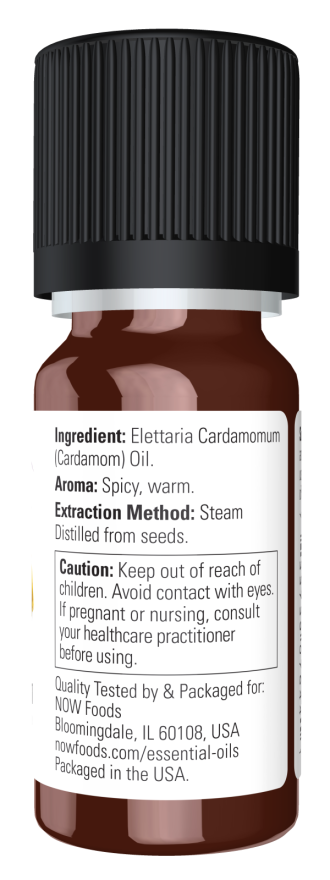 Cardamom Oil - 1/3 fl. oz. Bottle Right