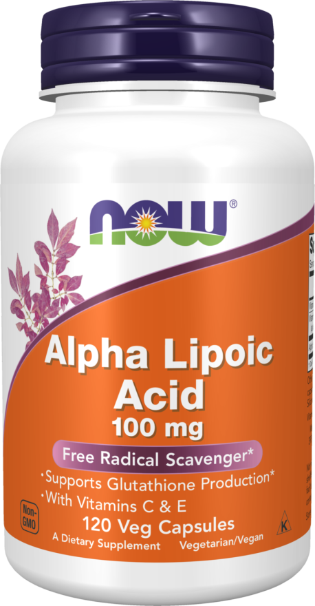 Alpha Lipoic Acid 100 mg - 120 Veg Capsules Bottle