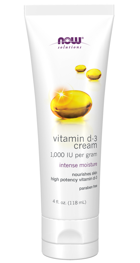 Vitamin D-3 Cream - 4 fl. oz. Tube Front