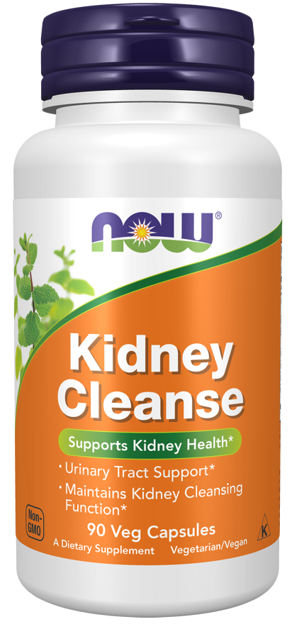 Kidney Cleanse - 90 Veg Capsules Bottle Front