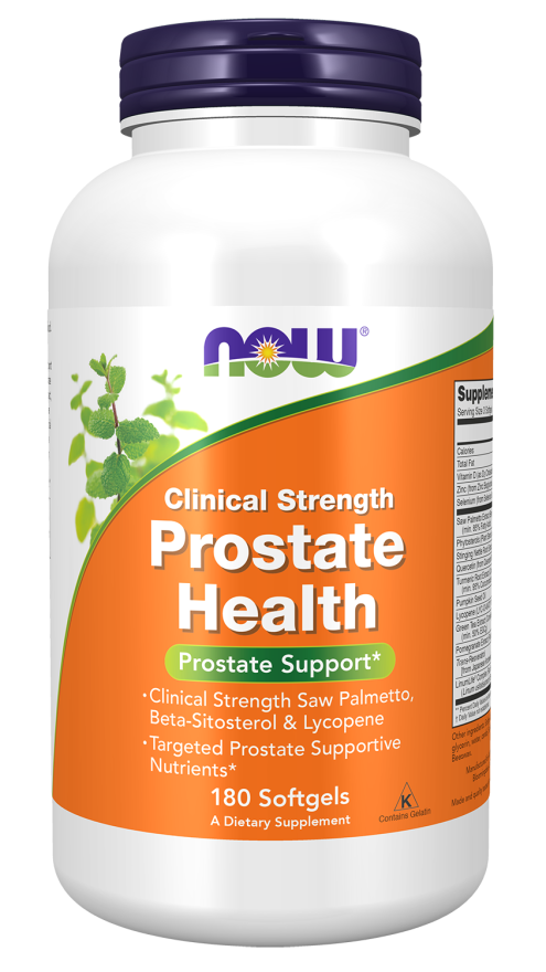 Prostate Health Clinical Strength - 180 Softgels Bottle Front