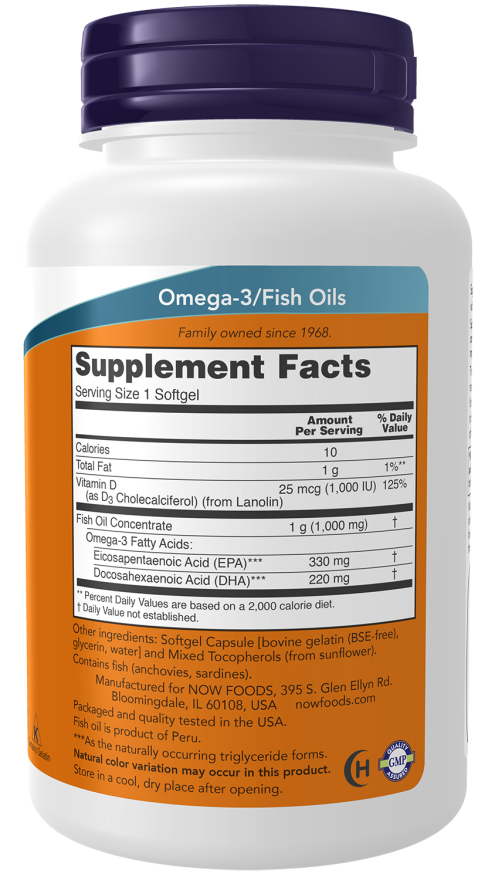 Tri-3D Omega™ - 90 Softgels Bottle Right