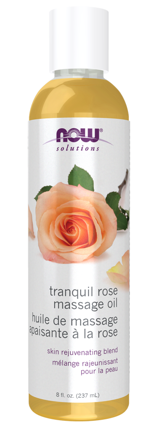 Tranquil Rose Massage Oil - 8 fl. oz. Bottle Front
