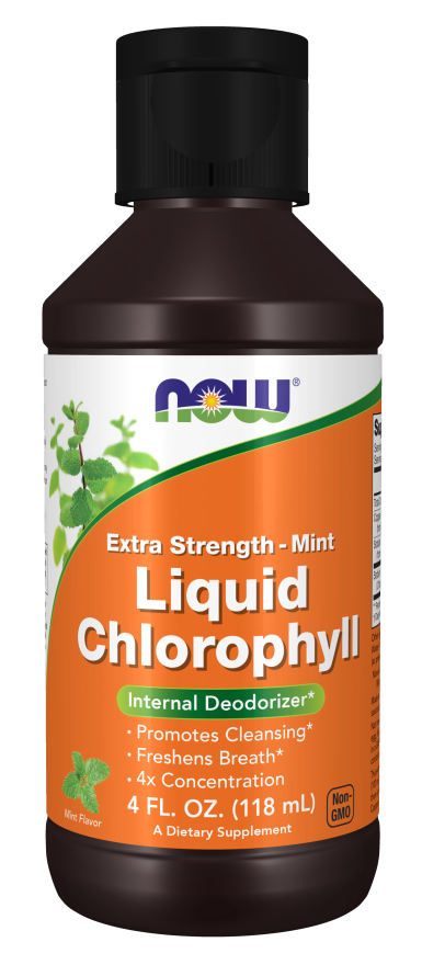 Chlorophyll Liquid, Extra Strength Mint - 4 fl. oz. Bottle Front