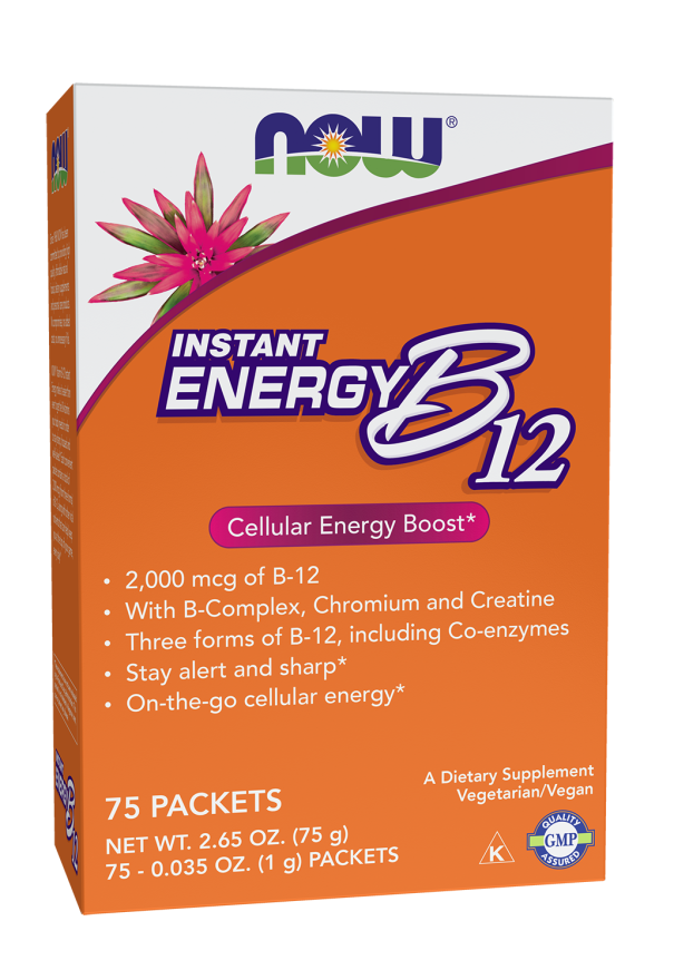 B-12 Energy | Instant Energy Boost | NOW Supplements