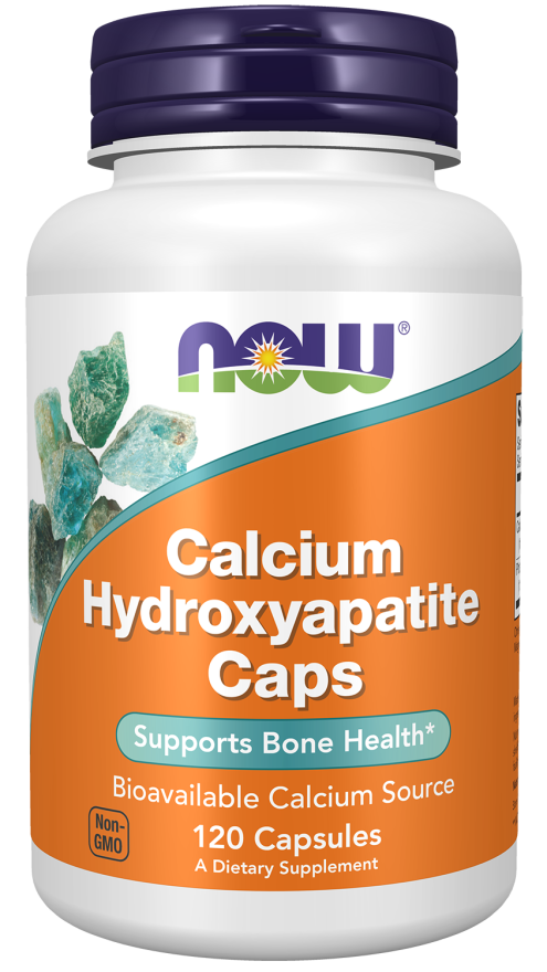 Calcium Hydroxyapatite - 120 Capsules Bottle Front