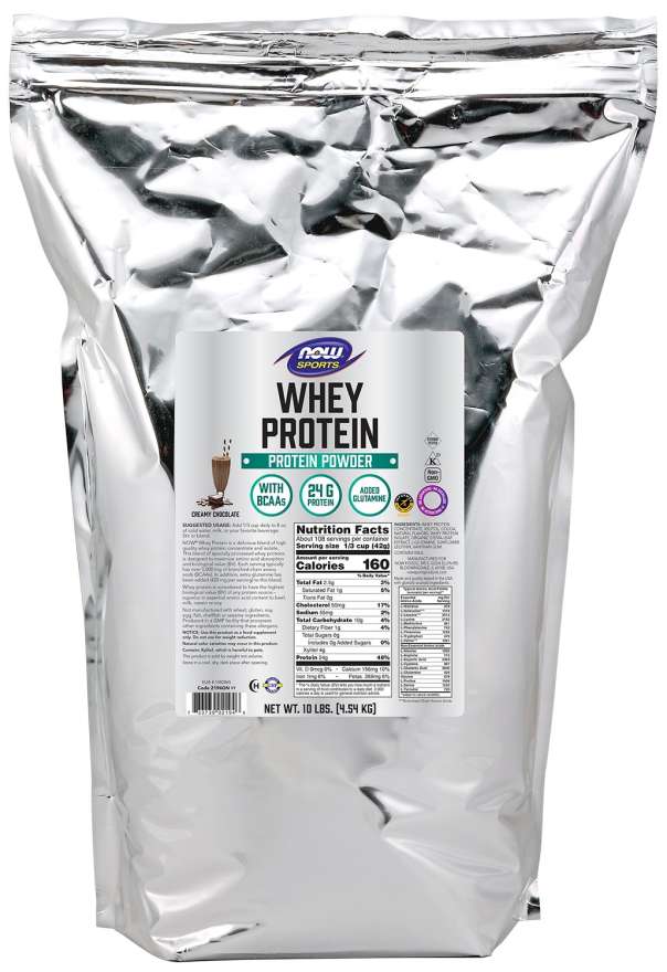 Whey Protein Creamy Chocolate Powder - 10 lbs.