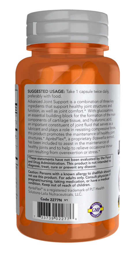 Advanced Joint Support - 60 Capsules Bottle Left