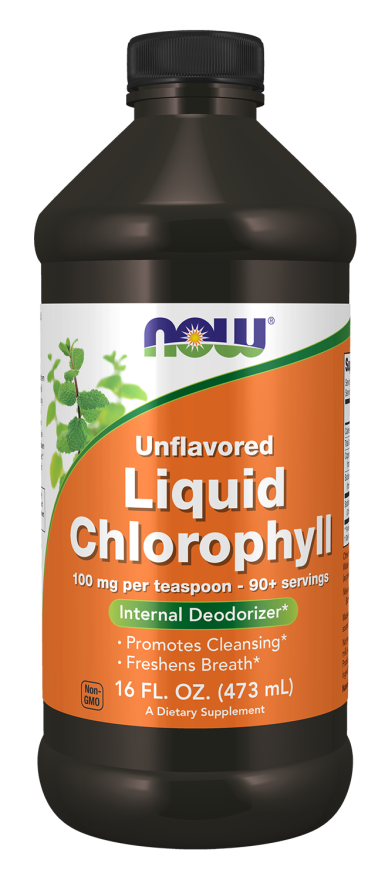 Chlorophyll, Unflavored Liquid - 16 fl. oz. Bottle Front