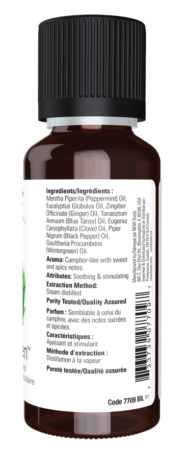 Muscle Zen Oil Blend - 1 fl. oz. Bottle Right