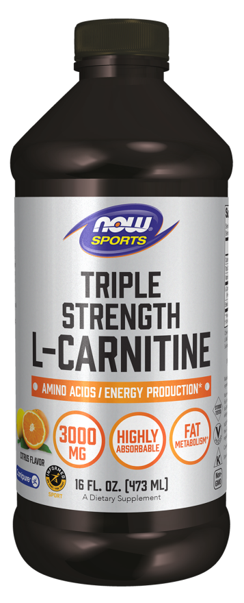 L-Carnitine, Triple Strength Liquid - 16 fl. oz. Bottle Front