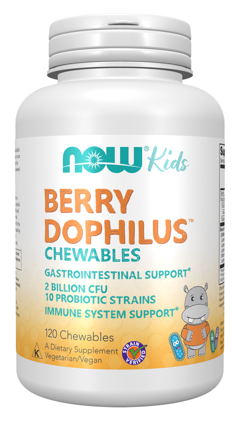 BerryDophilus™ Kids - 120 Chewables Bottle Front