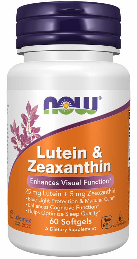 Lutein & Zeaxanthin - 60 Softgels Bottle Front