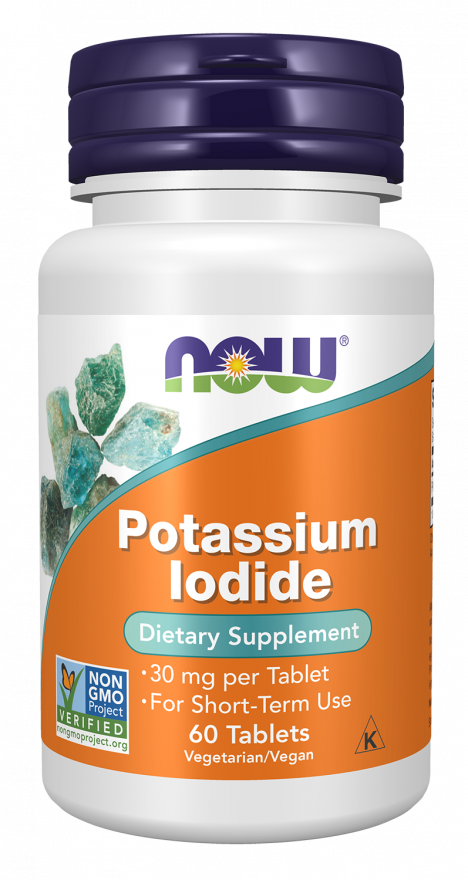 Potassium Iodide - 60 Tablets Bottle Front