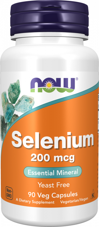 Selenium 200 mcg - 90 Veg Capsules Bottle Front