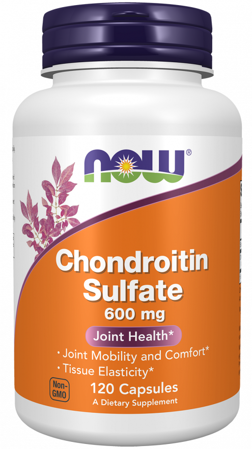 Chondroitin Sulfate 600 mg - 120 Capsules Bottle Front