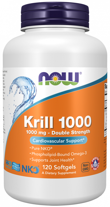 Neptune Krill, Double Strength 1000 mg - 120 Softgels Bottle