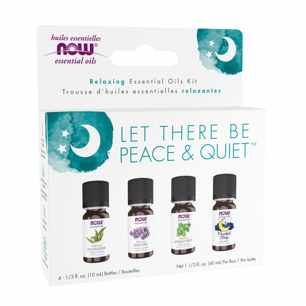 Let There Be Peace & Quiet Essential Oil Kit Box Front