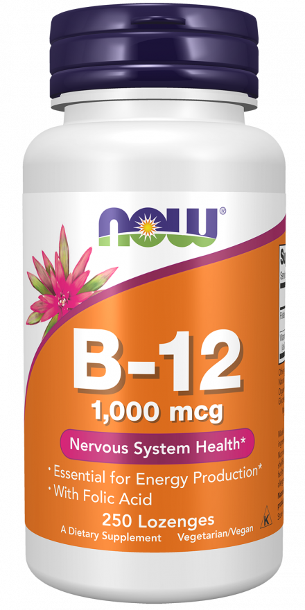 Vitamin B-12 1000 mcg - 250 Lozenges Bottle