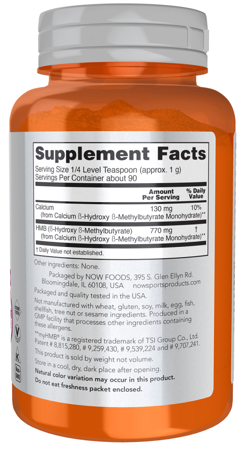 HMB Powder - 90 g (3.2 oz.) Bottle Right
